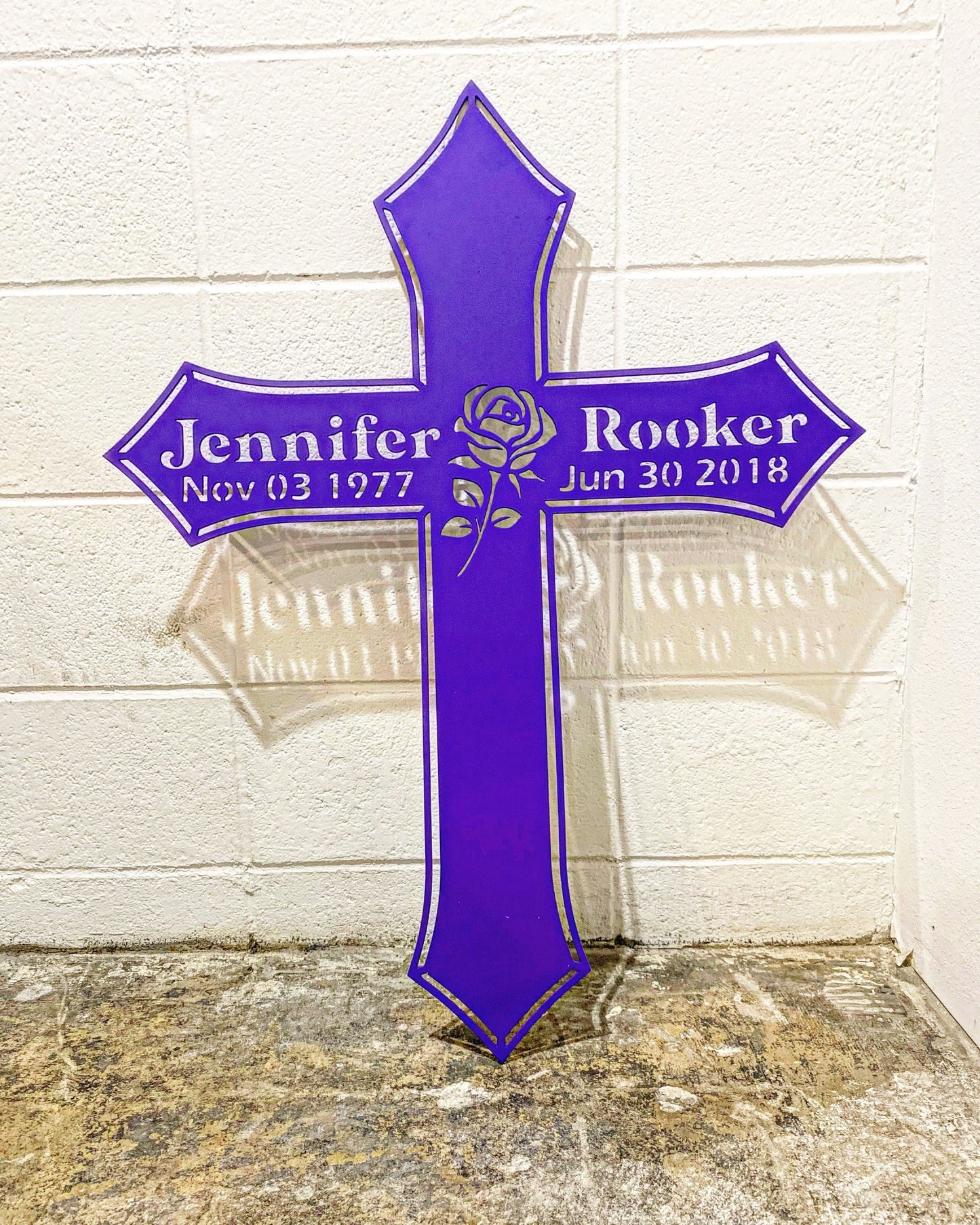 Custom Order Memorial Cross