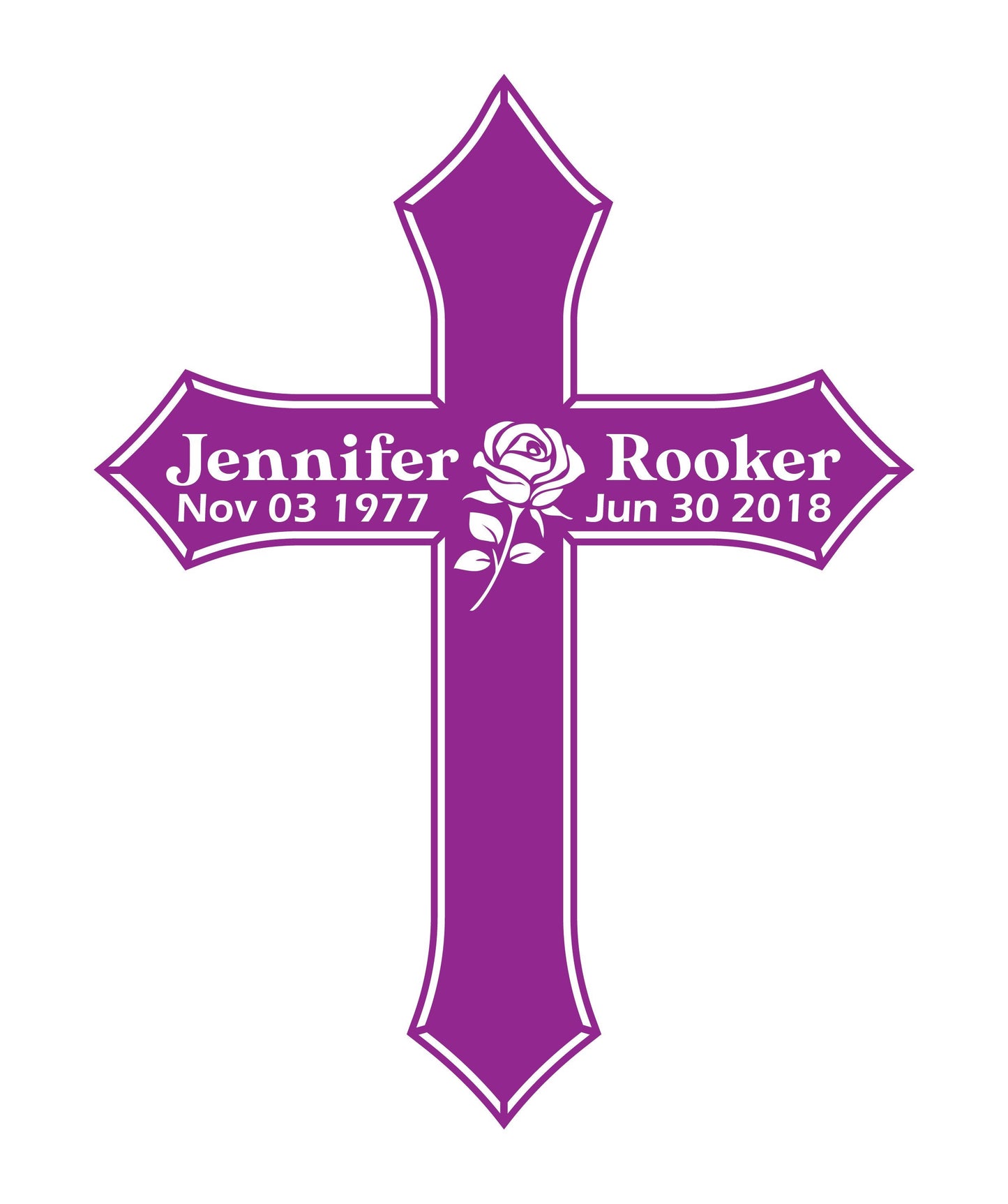 Custom Order Memorial Cross